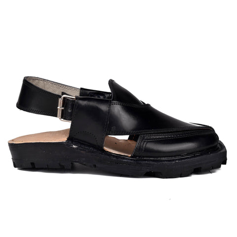 Black Nourozi Chappal