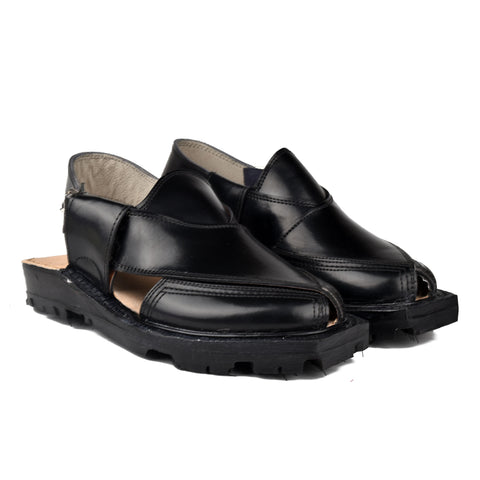 Black Nourozi Chappal