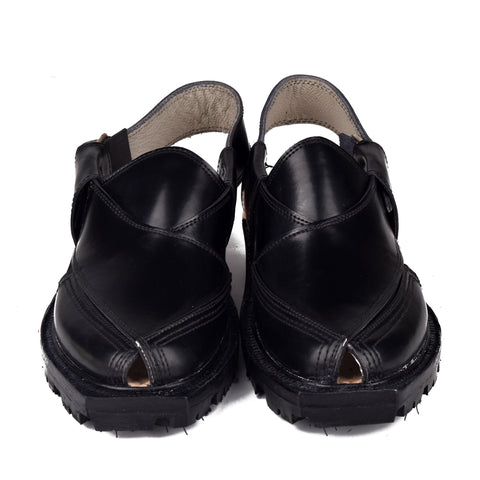 Black Nourozi Chappal