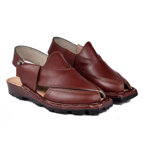 Burgundy Nourozi Chappal